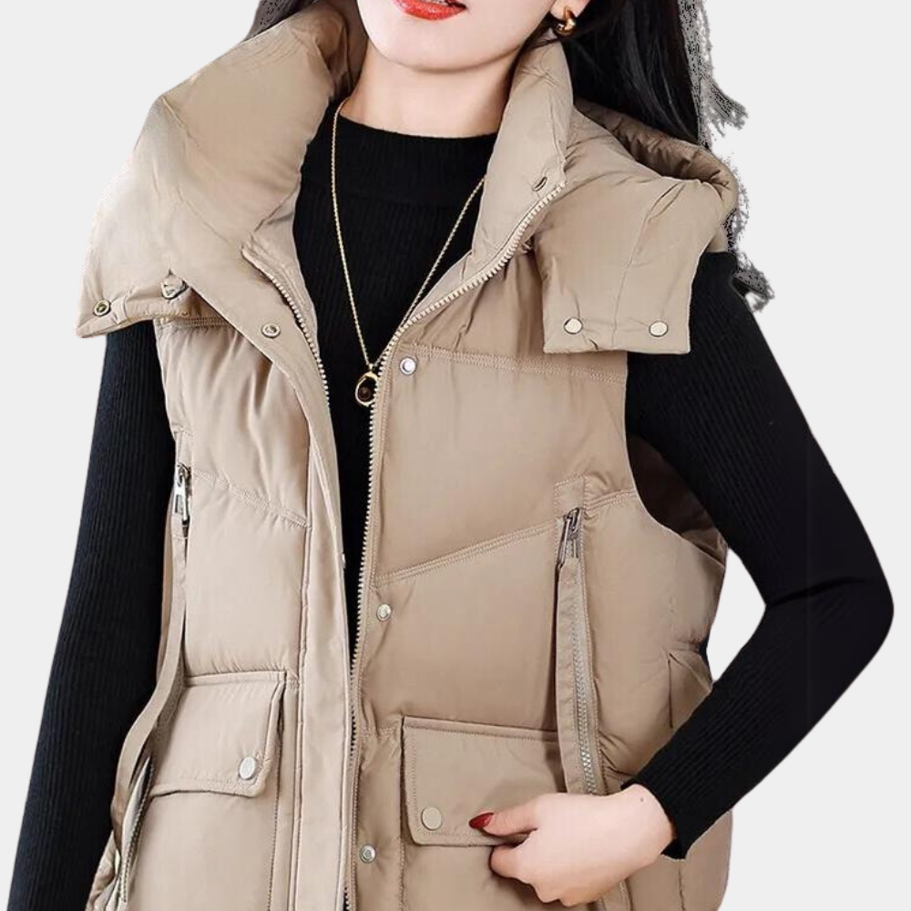 Knus & Chic Dik Vest voor Vrouwen - Cheryl
