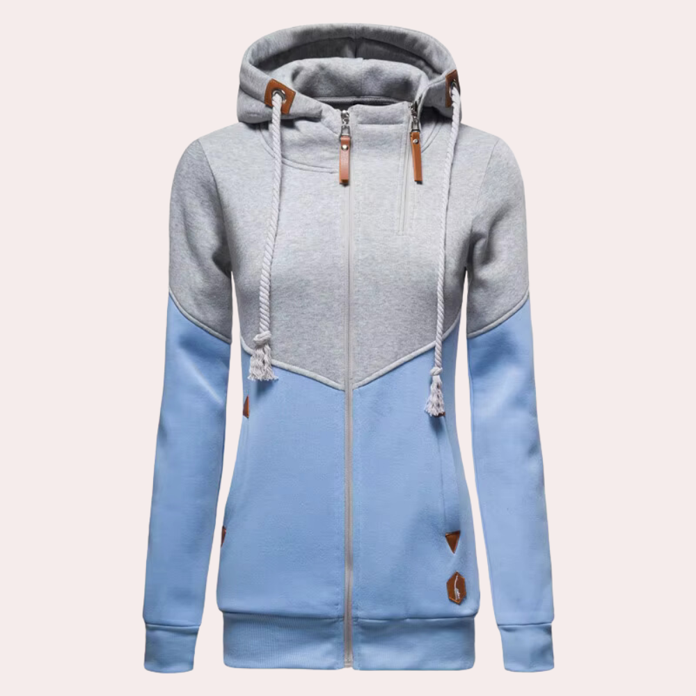 Damesvest Sportief Met Rits Nora