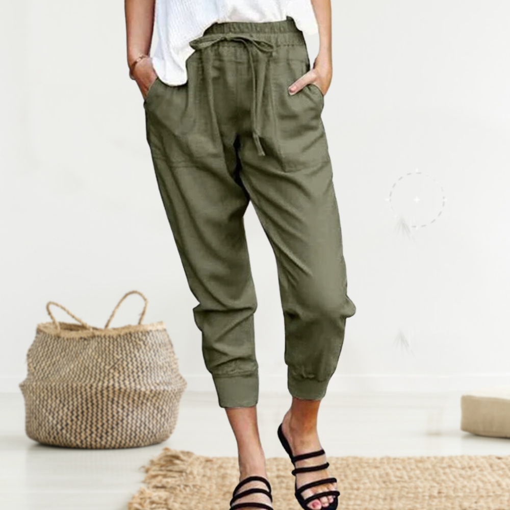 Comfortabele Mode Broek Jacinda Trendy Stijl