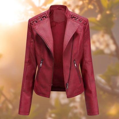 Gloria | Giacca di pelle alla moda