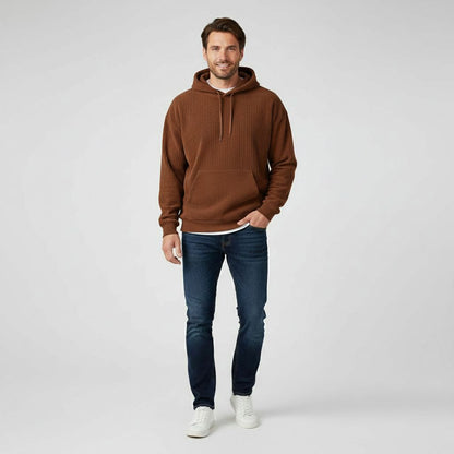 Oversized Heren Hoodie Corduroy Casual Stijl - Mode Vibes