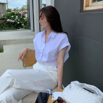 Ontdek het Koreaanse witte overhemd "Breeze of Seoul