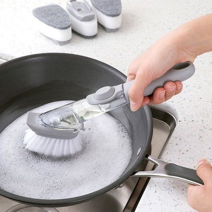 Afwasborstel met Zeepdispenser Keukenborstel met Dispenser