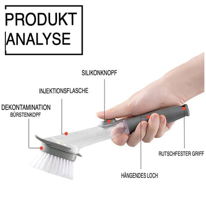 Afwasborstel met Zeepdispenser Keukenborstel met Dispenser