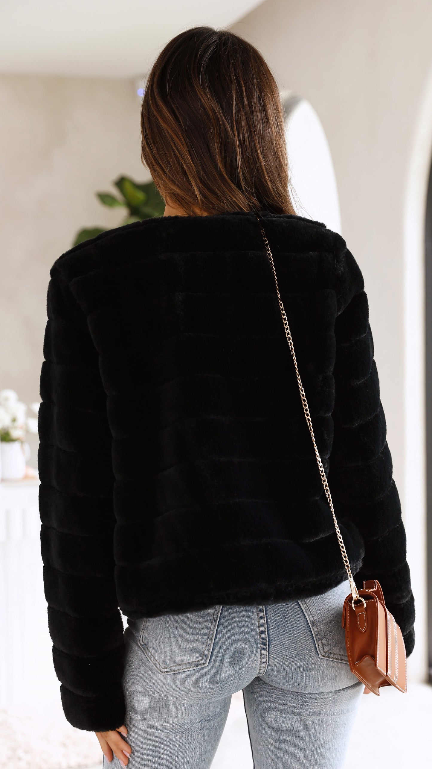 Dames Velour Jasje Crop Model Luxe Stof