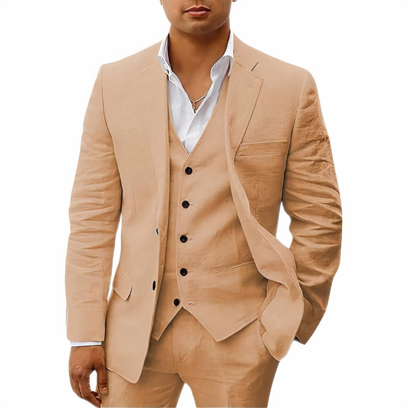 Lambert – Heren 3 Delig Pak Slim Fit | Blazer Gilet Pantalon voor Bruiloft en Zakelijk