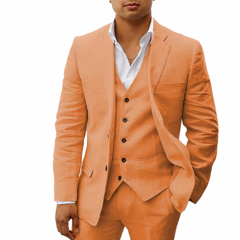 Lambert – Heren 3 Delig Pak Slim Fit | Blazer Gilet Pantalon voor Bruiloft en Zakelijk