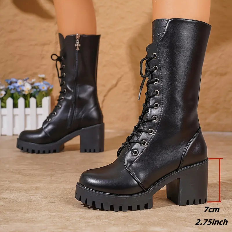 Dames Veterlaarzen Stoer Fleur Design