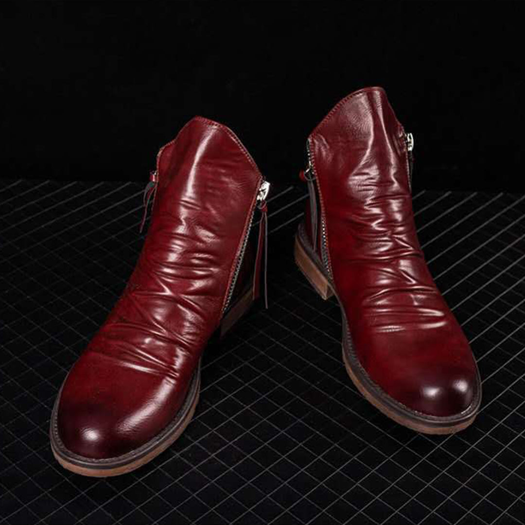 Leren Chelsea Boots Klassiek Design voor Mannen