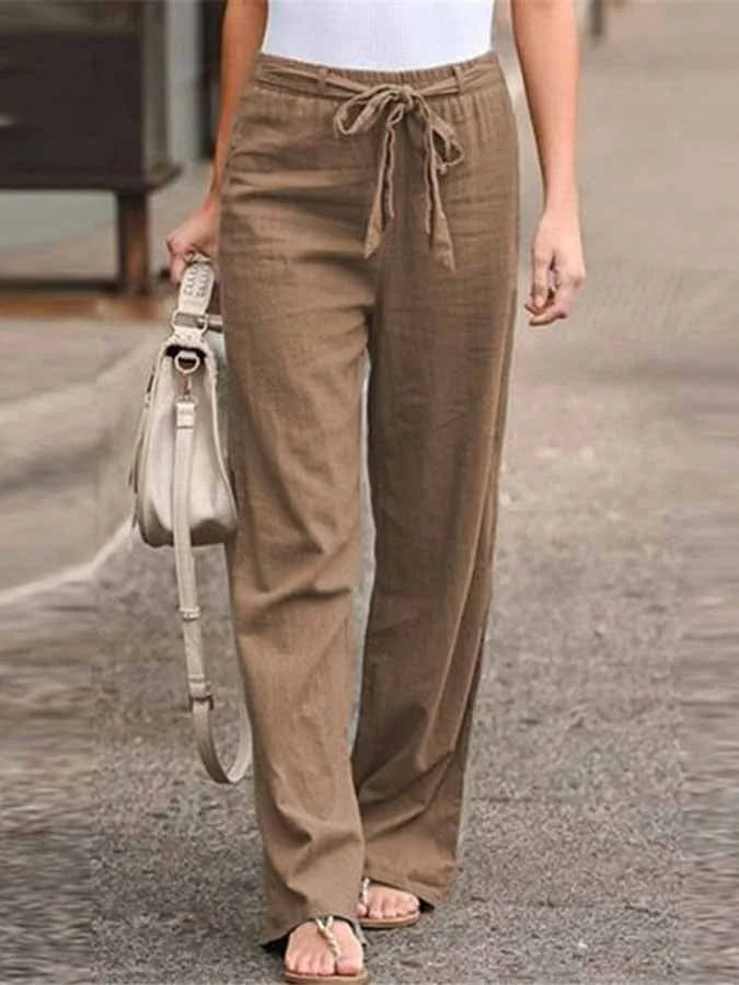 Claudia | Pantaloni in lino per donna