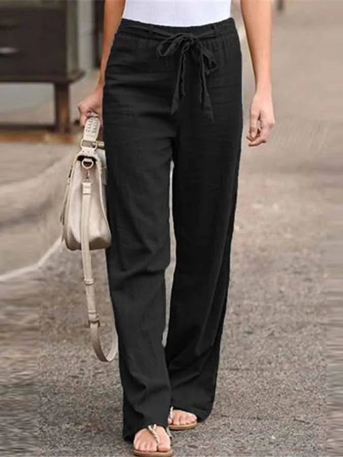 Claudia | Pantaloni in lino per donna