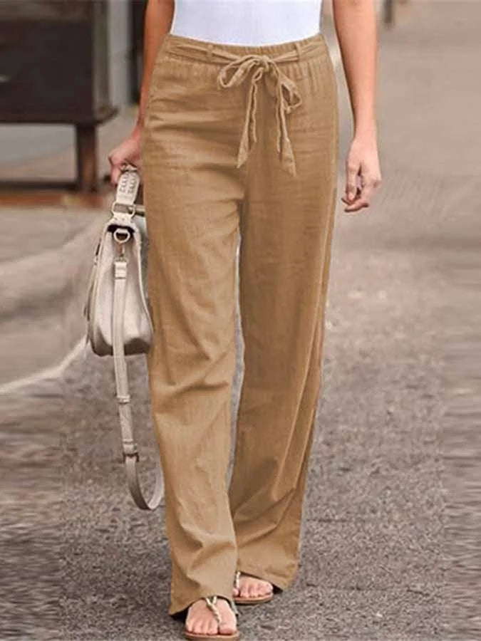 Claudia | Pantaloni in lino per donna