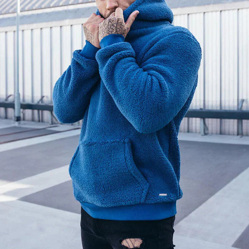 Pluche Hoodie Lange Mouwen Zacht Louis