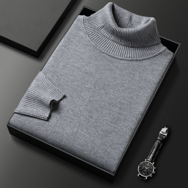 Maglione da Uomo Elegante – Mix Cashmere e Cotone, Comfort e Stile-4