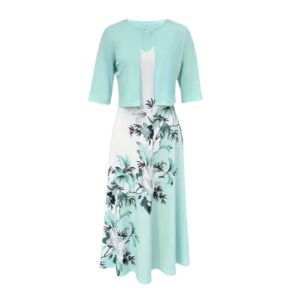 Stijlvolle Luxe De Maxi Jurk Verleiding Set van Wordrobe Wonder