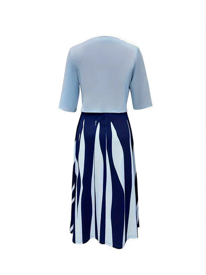 Stijlvolle Luxe De Maxi Jurk Verleiding Set van Wordrobe Wonder