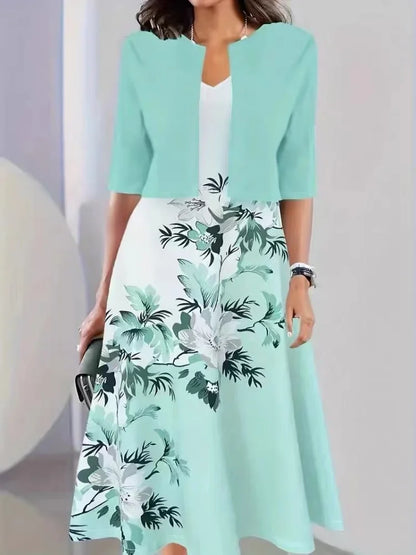 Stijlvolle Luxe De Maxi Jurk Verleiding Set van Wordrobe Wonder