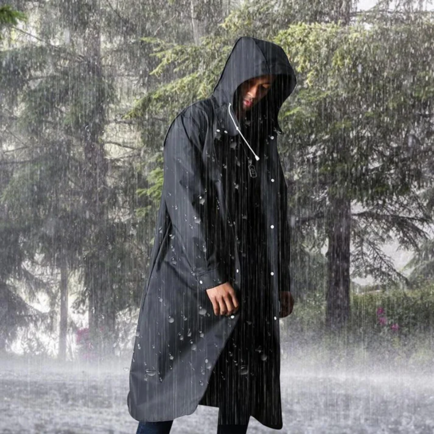 Waterdichte Heren Regenjas met Capuchon Titan Waterproof