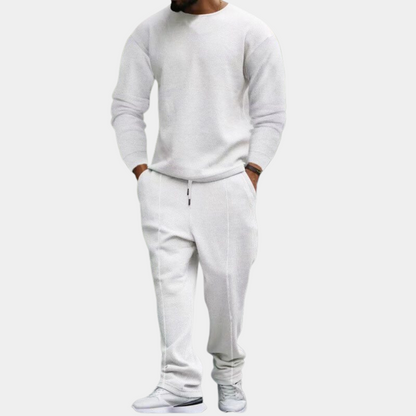 Stijlvolle Tweedelige Set voor Heren Relaxed Fit - Mode Vibes