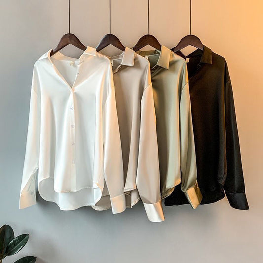 Laura | Elegante zijden blouse van