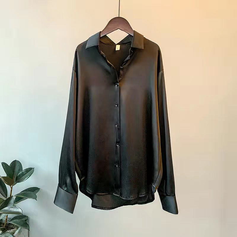 Laura | Elegante zijden blouse van
