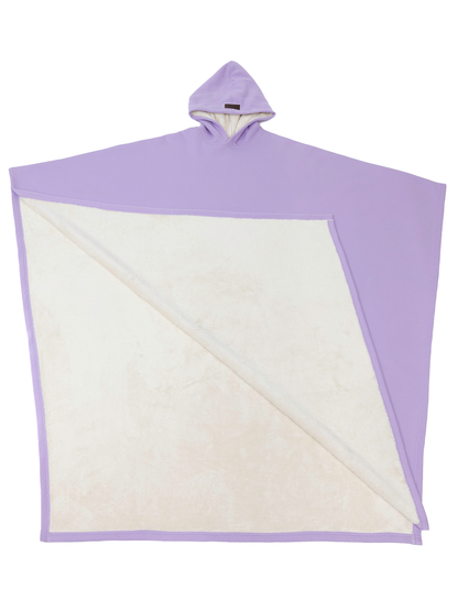 Fleece Poncho met Capuchon Luxe Warm en Zacht