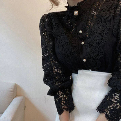 Lea | Elegantie Bloemen Blouse