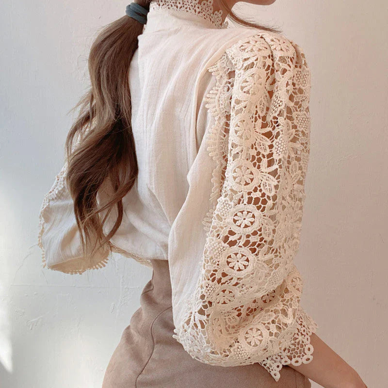 Lea | Elegantie Bloemen Blouse