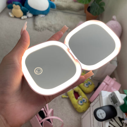 Verlichte Makeup Spiegel Met LED Licht - Mode Vibes