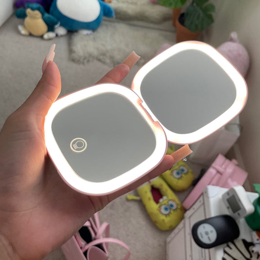 Verlichte Makeup Spiegel Met LED Licht - Mode Vibes