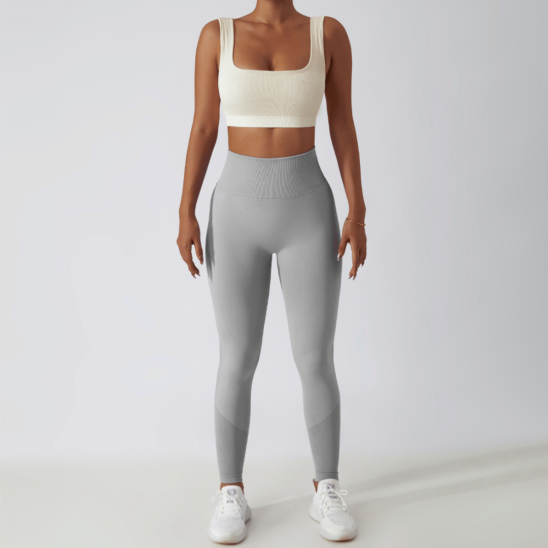 Dames Sportlegging High Waist Elastisch Flexibel