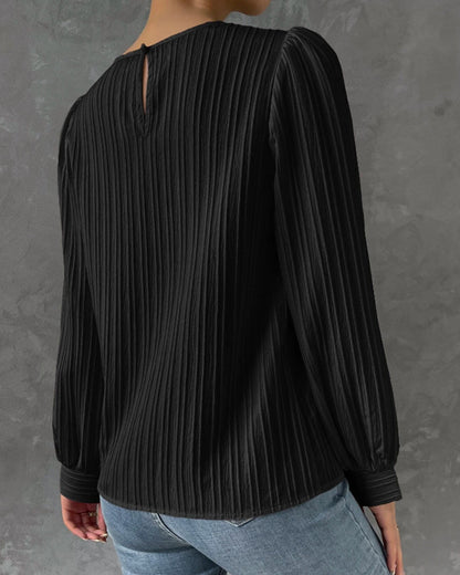 Lena | Elegante maglia a maniche lunghe con scollo rotondo