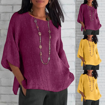 BreezeCotton Losse T-Shirt Tops voor Vrouwen
