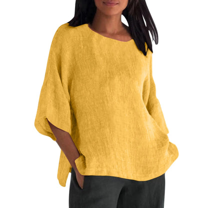 BreezeCotton Losse T-Shirt Tops voor Vrouwen