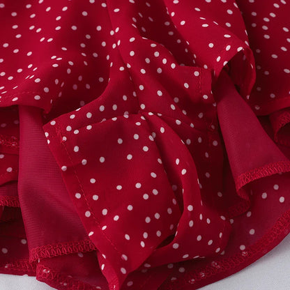 Zomerse Elegance Vintage Polka Dot Playsuit 2024