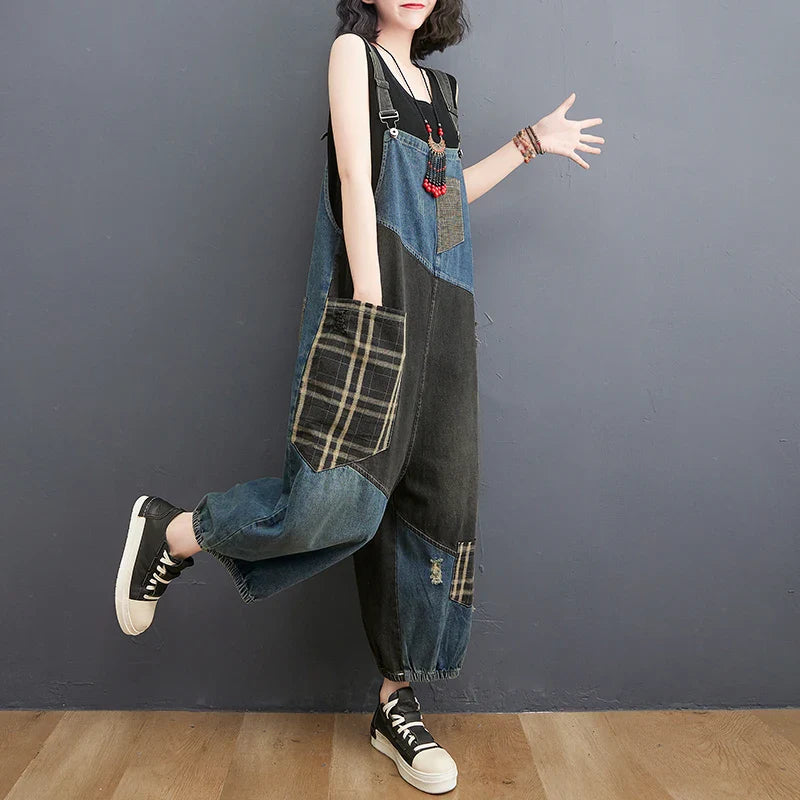 Luna Dames Denim Overalls voor Zomerse Stijlvolle Vrouwen