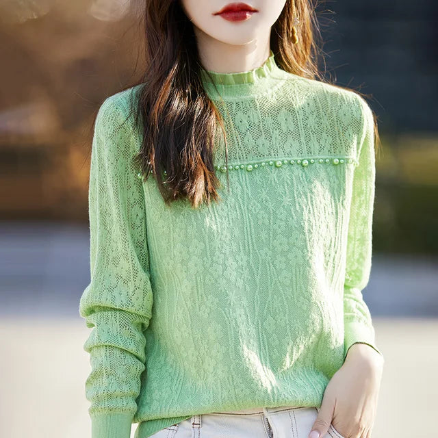 Luxe Kant Blouse voor Dames