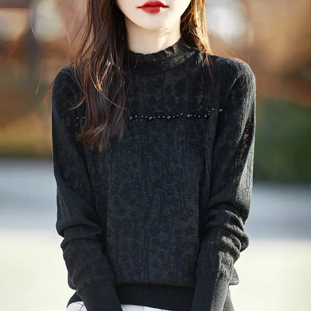 Luxe Kant Blouse voor Dames