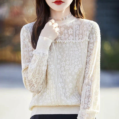 Luxe Kant Blouse voor Dames