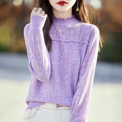 Luxe Kant Blouse voor Dames