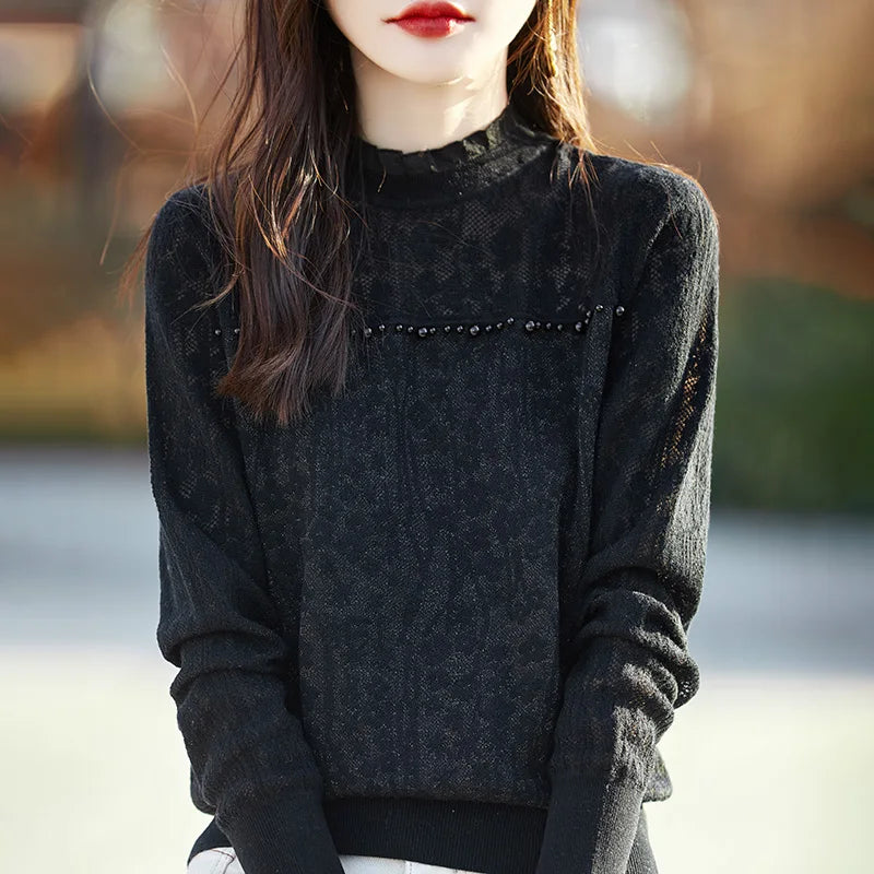 Luxe Kant Blouse voor Dames