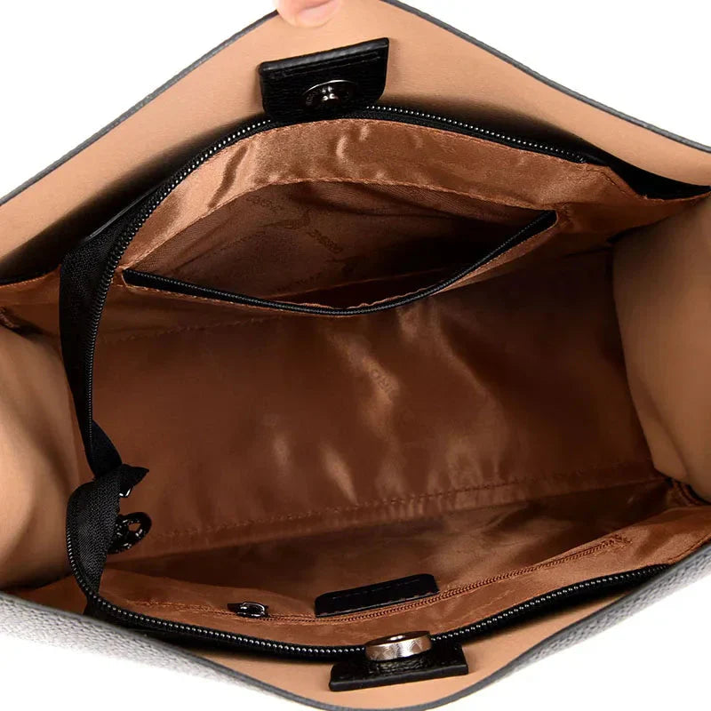 Leren Schoudertas voor Vrouw Mila Stijlvol Design