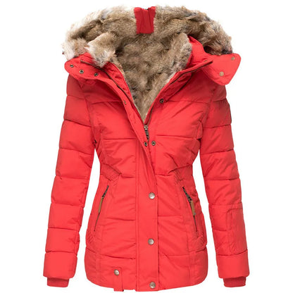 Damesjas met Imitatiebontvoering – Warm en Comfortabel voor de Winter