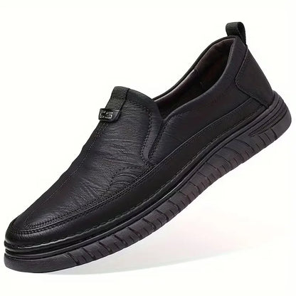 Leren Loafers Met Antislip Zool Comfortabel - Mode Vibes