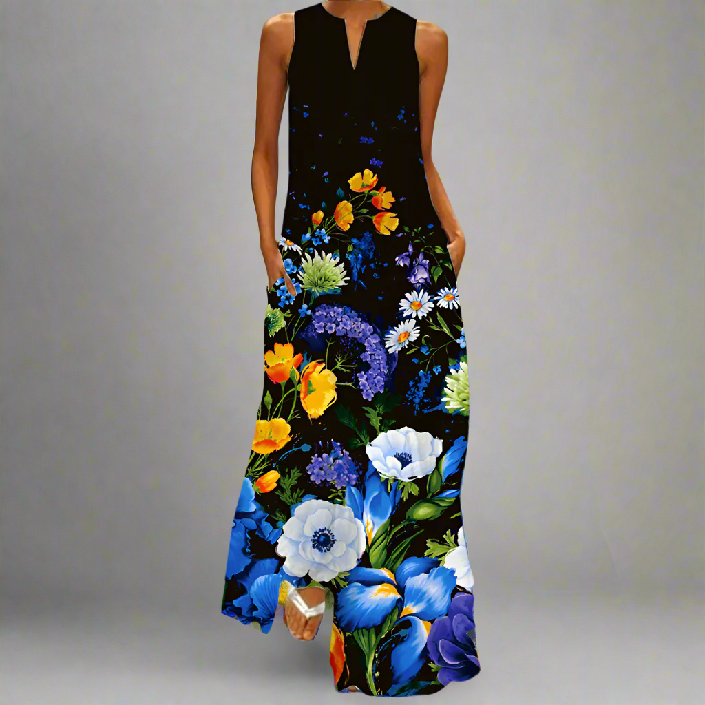 Kleurrijke Damesjurk Zomerjurk Vrouwenjurk Seraphina - Mode Vibes