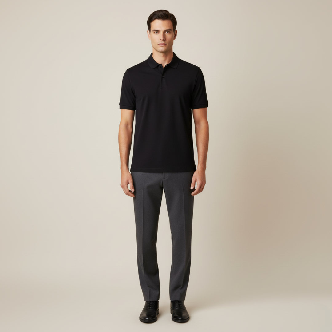 Liam | Polo da Uomo – Elegante, Comfort & Versatile Manica Lunga 0
