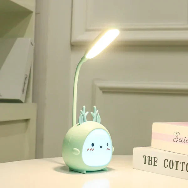 Kinderleeslamp met Oogbescherming en USB Nachtlampje BrightBuddy