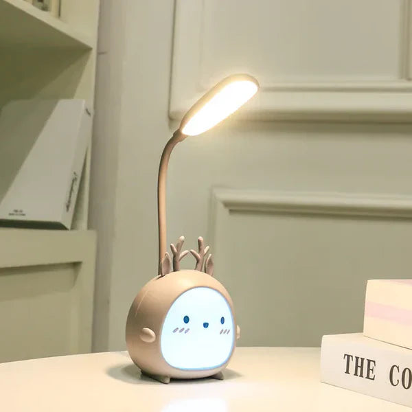 Kinderleeslamp met Oogbescherming en USB Nachtlampje BrightBuddy