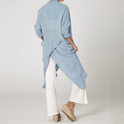 Vrouwelijke Top met Lange Mouwen Casual Stijl