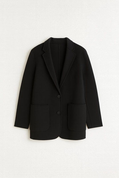 Dames Blazer Bruin Comfortabel en Stijlvol